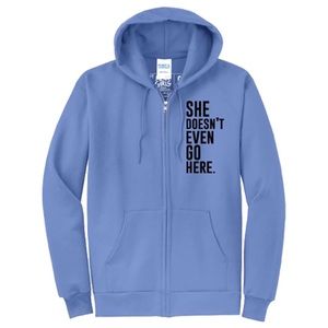 MEAN GIRLS- Broadway Merchandise: Blue Zip-Up Hoodie